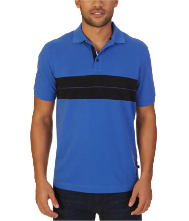 Nautica Mens Colorblocked Rugby Polo Shirt - XLT