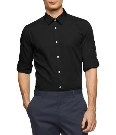 Calvin Klein Mens Cotton Button Up Shirt - M