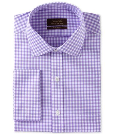 Tasso Elba Mens Non-Iron Herringbone Button Up Dress Shirt - 15