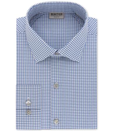 Kenneth Cole Mens Techni-Cole Button Up Dress Shirt - 17 1/2