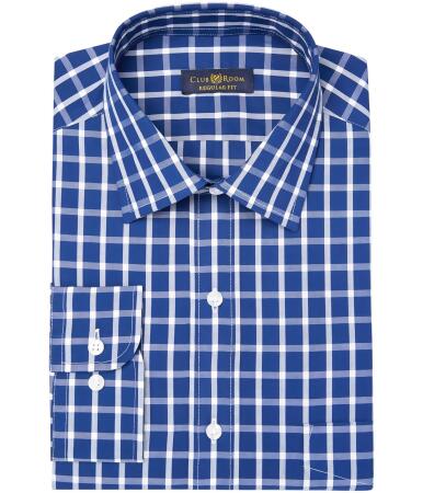 Club Room Mens Ls Button Up Dress Shirt - 16