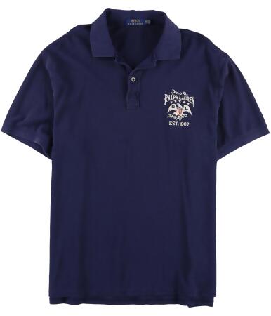 Ralph Lauren Mens Mesh Rugby Polo Shirt - Big 2X