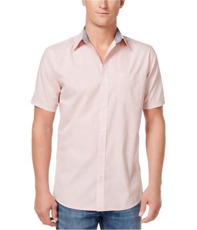 Weatherproof Mens Diamonds In The Rough Button Up Shirt - L