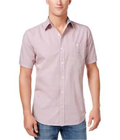 Weatherproof Mens Diamonds In The Rough Button Up Shirt - L