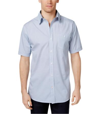 Weatherproof Mens Diamonds In The Rough Button Up Shirt - L