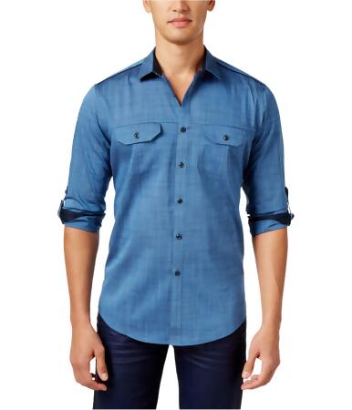 I-n-c Mens Trent Button Up Shirt - L