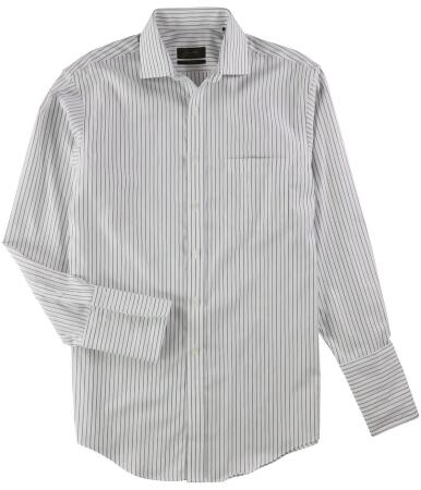 Tasso Elba Mens French Cuff Button Up Dress Shirt - 15