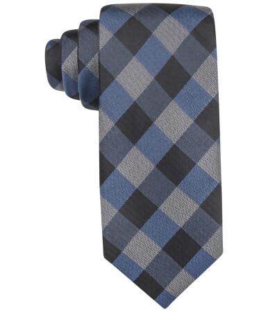 Ryan Seacrest Distinction Mens Anaheim Gingham Necktie - One Size