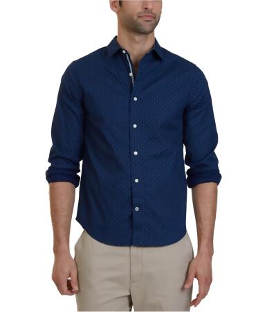 Nautica Mens Printed Button Up Shirt - XL