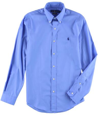 Ralph Lauren Mens Slim Fit Stretch Sport Button Up Shirt - S