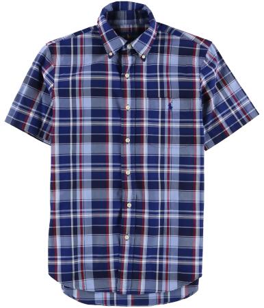 Ralph Lauren Mens Standard Cotton Button Up Shirt - S