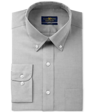 Club Room Mens Wrinkle Resistant Button Up Dress Shirt - 15