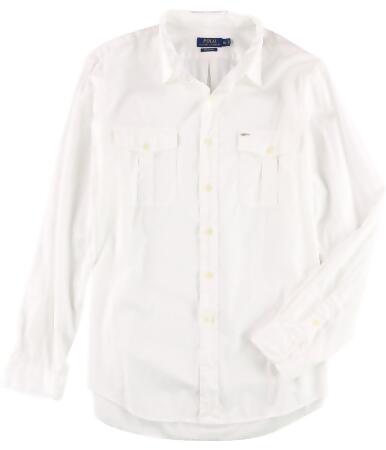 Ralph Lauren Mens Beach Twill Button Up Shirt - S