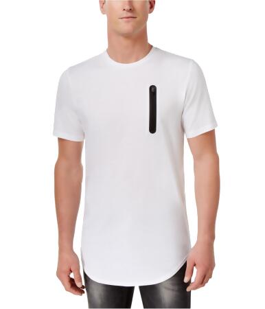 I-n-c Mens Zipper Embellished T-Shirt - L