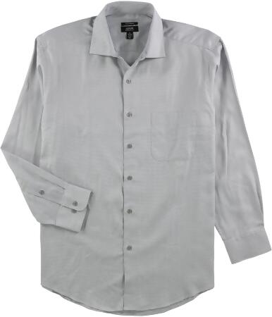 Alfani Mens Performance Stretch Button Up Dress Shirt - 17-17 1/2