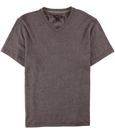 Tasso Elba Mens Reverse Jacquard Basic T-Shirt - M