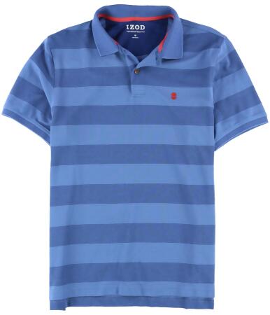 Izod Mens The Advantage Stripe Rugby Polo Shirt - M