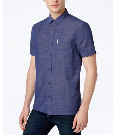 Ben Sherman Mens End-On-End Button Up Shirt - S