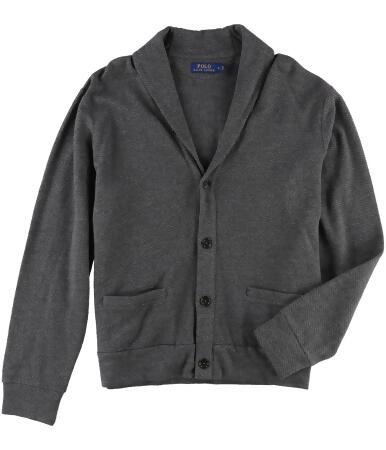 Ralph Lauren Mens Fleece Shawl Cardigan Sweater - L