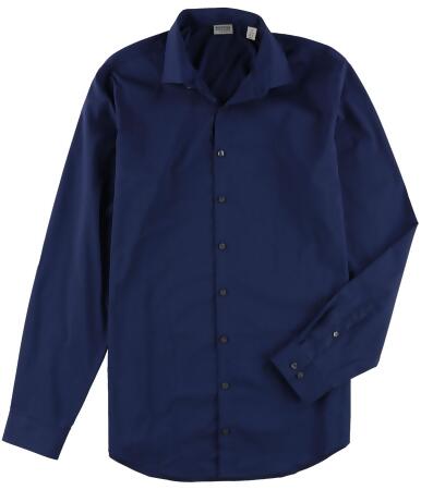 Kenneth Cole Mens 3 Way Flex Button Up Dress Shirt - 17