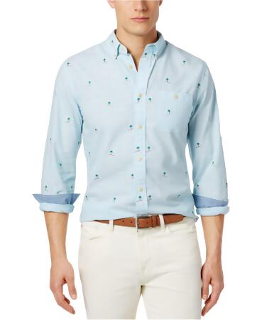 Tommy Hilfiger Mens Critter Button Up Shirt - 2XL
