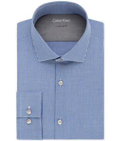 Calvin Klein Mens X Stretch Button Up Dress Shirt - 20