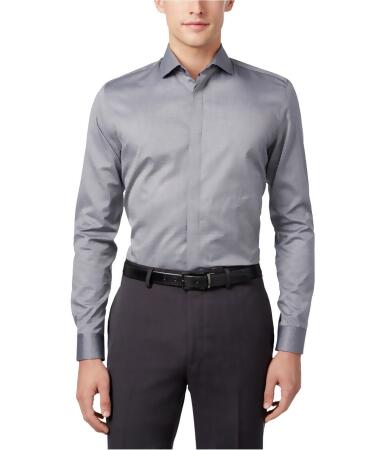 Calvin Klein Mens Sleek Button Up Shirt - XL
