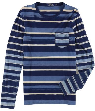 Ralph Lauren Mens Stripe Cotton Basic T-Shirt - S