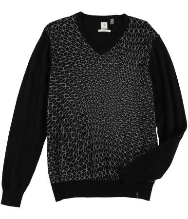 Calvin Klein Mens Cube Knit Sweater - S