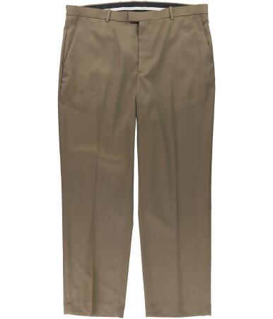 Perry Ellis Mens Flat Front Birdseye Dress Slacks - 38