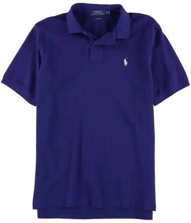 Ralph Lauren Mens Weathered Mesh Rugby Polo Shirt - S