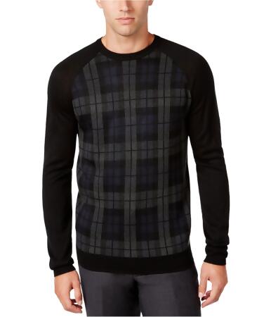 Ryan Seacrest Distinction Mens Plaid Pullover Sweater - M