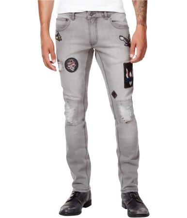 I-n-c Mens Patch Slim Fit Jeans - 34