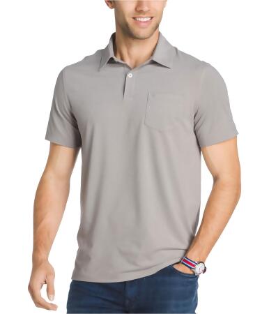 Izod Mens Stretch Rugby Polo Shirt - S