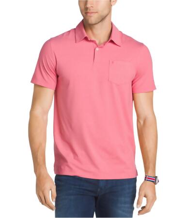 Izod Mens Stretch Rugby Polo Shirt - M