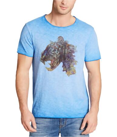 William Rast Mens Lion Creature Graphic T-Shirt - XL