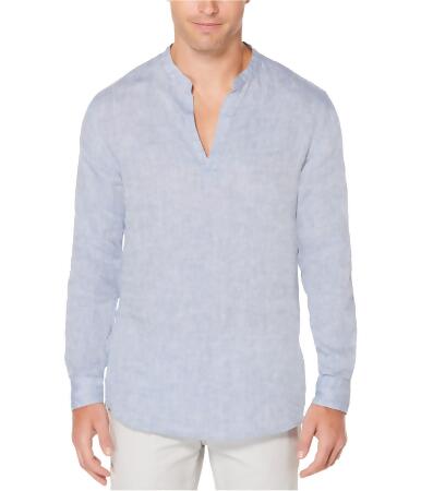 Perry Ellis Mens Popover Basic T-Shirt - S