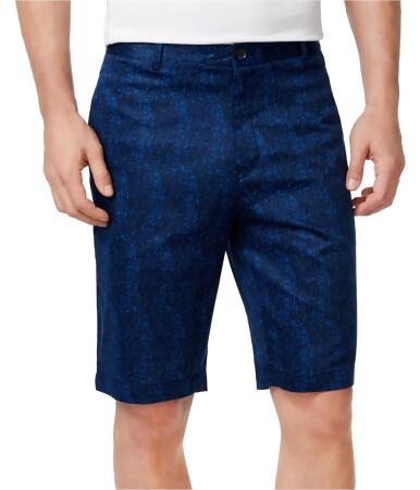 Calvin Klein Mens Texture Print Casual Walking Shorts - 32