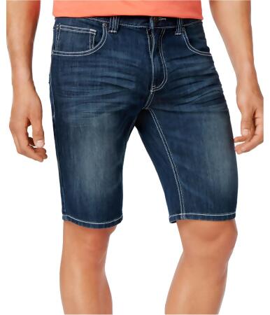 I-n-c Mens Contrast Sitching Casual Denim Shorts - 38