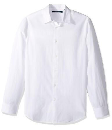 Perry Ellis Mens Dobby Button Up Shirt - S