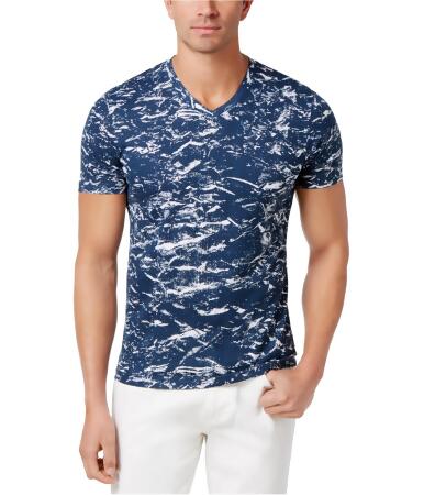 I-n-c Mens Marbled Basic T-Shirt - L