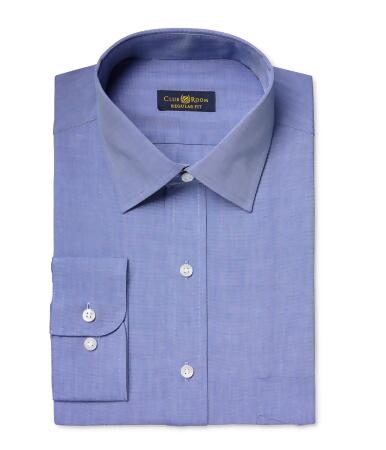 Club Room Mens Wrinkle Button Up Dress Shirt - 18 1/2