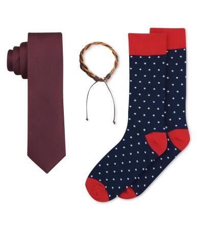 Bar Iii Mens Bracelet Socks Set Necktie - One Size