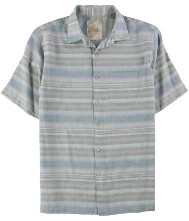 Tasso Elba Mens Striped Button Up Shirt - 2XL