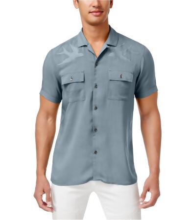 I-n-c Mens Embroidered Bird Button Up Shirt - 2XL