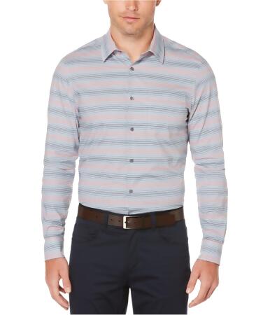 Perry Ellis Mens Ombre Button Up Shirt - 2XL