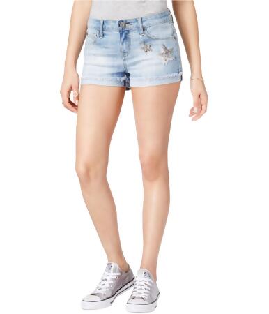 Rampage Womens Applique Casual Denim Shorts - 7