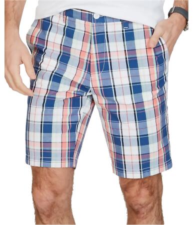 Nautica Mens Slim Fit Plaid Casual Bermuda Shorts - 40