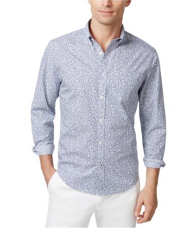 Tommy Hilfiger Mens Ditsy Button Up Shirt - S