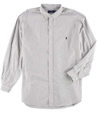 Ralph Lauren Mens Striped Button Up Shirt - 3LT